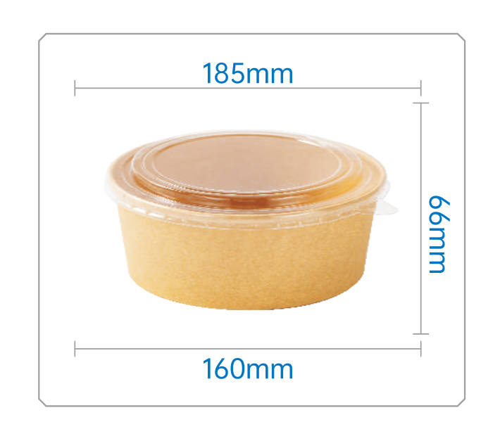 1500ML牛皮纸碗
